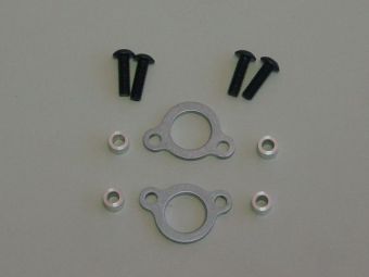 MU3020 - Piastrina fermo uniball (pz2) con vite e distanziale 4WD